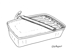 Tag des Bleistifts: Sardine